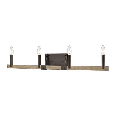 Elk Transitions VANITY LIGHT in Oil Rubbed Bronze Finish Model: 12315/4