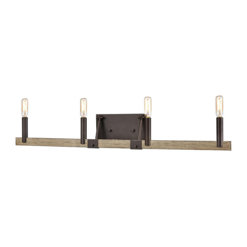 Elk Transitions VANITY LIGHT in Oil Rubbed Bronze Finish Model: 12315/4