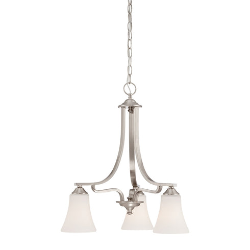 Elk Treme 3 Light CHANDELIER in Brushed Nickel Finish Model: TK0019217