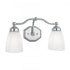 Elk Trevi 17 Inch Wide 2 Light Vanity Light in Brushed Nickel Model: 8319-CH-HXO