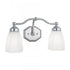 Elk Trevi 17 Inch Wide 2 Light Vanity Light in Brushed Nickel Model: 8319-CH-HXO