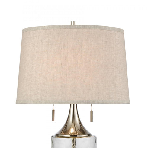 Elk Tribeca 2 Light Table Lamp in Clear Finish Model: 77119