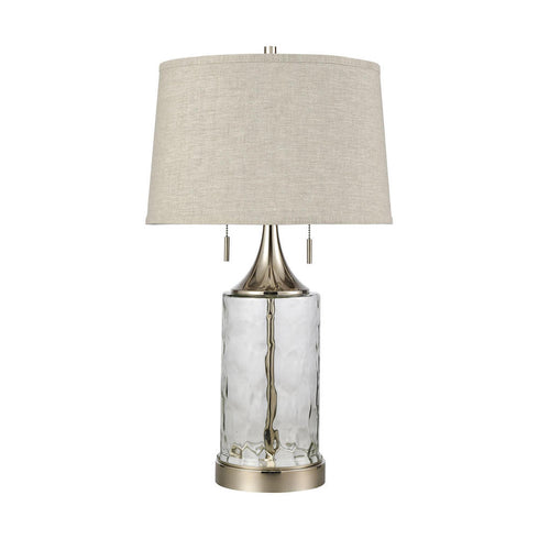 Elk Tribeca 2 Light Table Lamp in Clear Finish Model: 77119