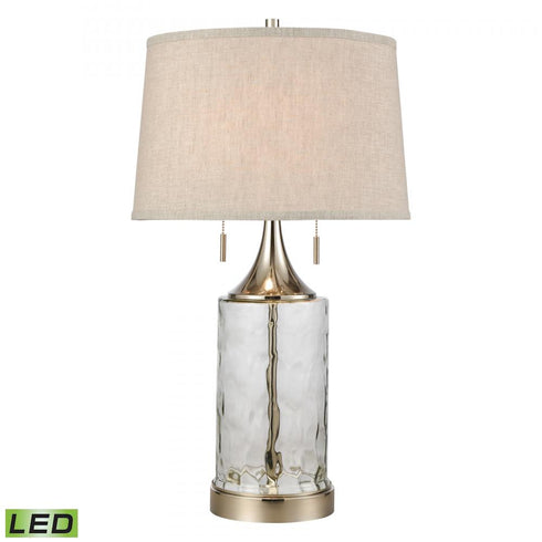 Elk Tribeca 27 Inch High 2 Light Table Lamp in Clear Includes LED Bulbs Model: 77119-LED