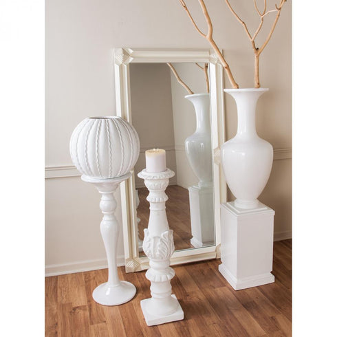 Elk Trieste VASE JAR BOTTLE in Gloss White Finish Model: 9166-071