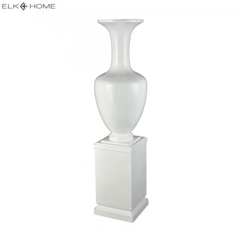 Elk Trieste VASE JAR BOTTLE in Gloss White Finish Model: 9166-071