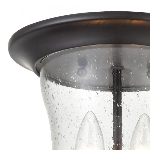Elk Trinity FLUSH MOUNT in Oil Rubbed Bronze Finish Model: 8002FM/75