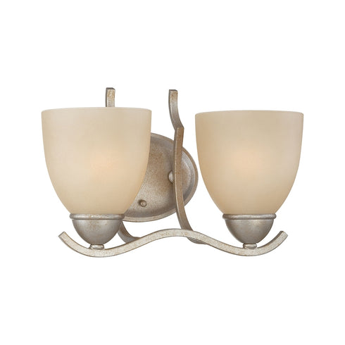 Elk Triton VANITY LIGHT in Moonlight Silver Finish Model: SL717272