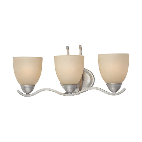 Elk Triton VANITY LIGHT in Moonlight Silver Finish Model: SL717372
