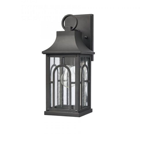 Elk Triumph 14.5 Inch High 1 Light Outdoor Sconce in Textured Black Model: 89602/1