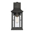 Elk Triumph 17.75 Inch High 1 Light Outdoor Sconce in Textured Black Model: 89600/1