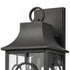 Elk Triumph 17.75 Inch High 1 Light Outdoor Sconce in Textured Black Model: 89600/1
