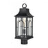 Elk Triumph 19.75 Inch High 1 Light Outdoor Post Light in Textured Black Model: 89604/1