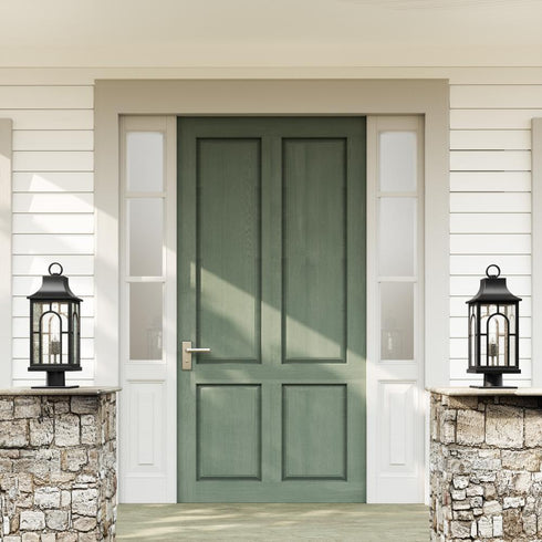 Elk Triumph 19.75 Inch High 1 Light Outdoor Post Light in Textured Black Model: 89604/1