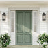 Elk Triumph 21 Inch High 2 Light Outdoor Sconce in Textured Black Model: 89601/2