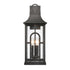 Elk Triumph 23 Inch High 3 Light Outdoor Sconce in Textured Black Model: 89603/3