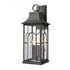 Elk Triumph 23 Inch High 3 Light Outdoor Sconce in Textured Black Model: 89603/3