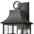 Elk Triumph 23 Inch High 3 Light Outdoor Sconce in Textured Black Model: 89603/3