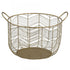 Elk Tuckernuck BOX BIN BASKET in Gold Finish Model: 351-10222/S2