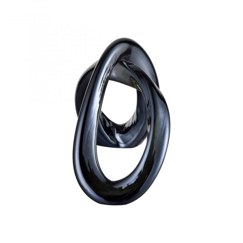 Elk Twisted Decorative Object in Pearlescent Model: H0047-10983