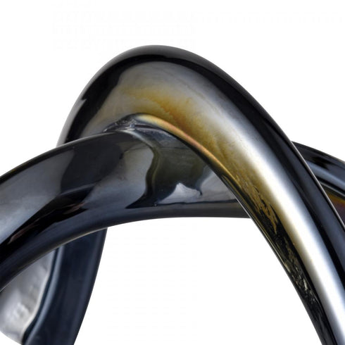 Elk Twisted Decorative Object in Pearlescent Model: H0047-10983