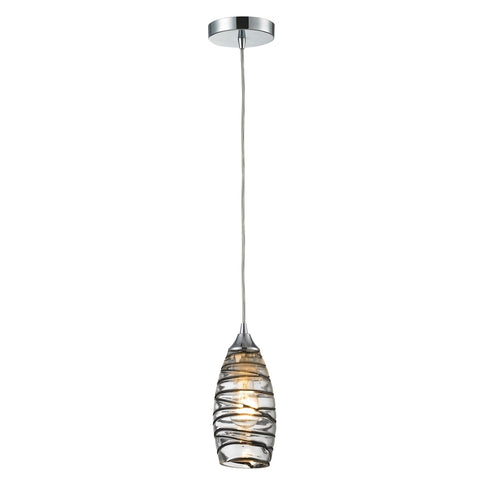 Elk Twister MINI PENDANT in Polished Chrome Finish Model: 31338/1VINW