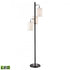 Elk Uprising 72 Inch High 3 Light Floor Lamp in Black Includes LED Bulbs Model: 77101-LED