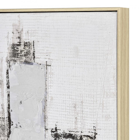 Elk Urban Mist Abstract Framed Wall Art in Off White Finish Model: S0056-10628