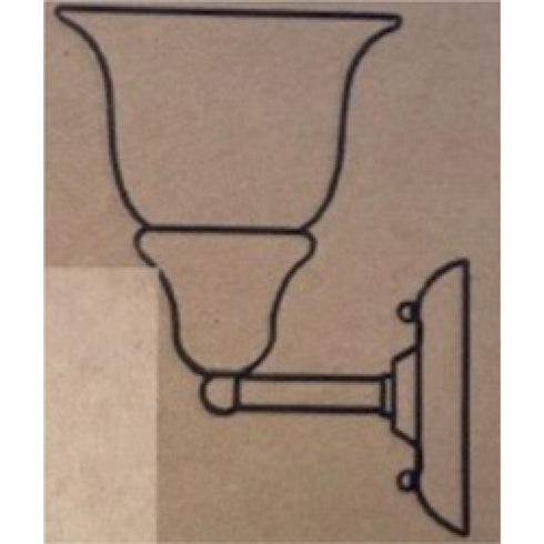 Elk VANITY LIGHT in Brown Finish Model: 9025/1WNICK