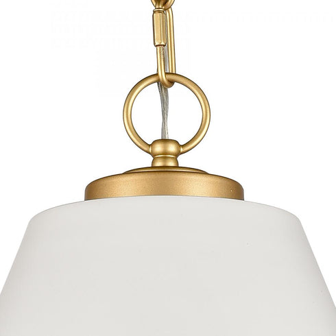 Elk Vellus 14 Inch Wide 1 Light Pendant in Matte White Model: 68174/1