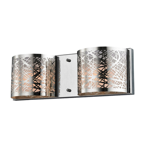 Elk Ventor VANITY LIGHT in Polished Chrome Finish Model: 17181/2
