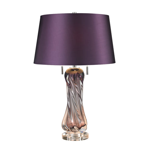 Elk Vergato 2 Light TABLE LAMP in Purple Finish Model: D2663