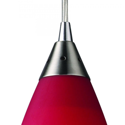 Elk Vesta MINI PENDANT in Satin Nickel Finish Model: 2583/1