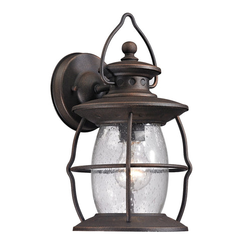Elk Village Lantern SCONCE in Weathered Charcoal Finish Model: 47040/1