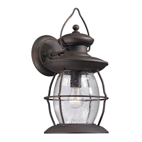 Elk Village Lantern SCONCE in Weathered Charcoal Finish Model: 47042/1