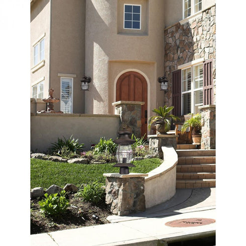 Elk Village Lantern SCONCE in Weathered Charcoal Finish Model: 47042/1