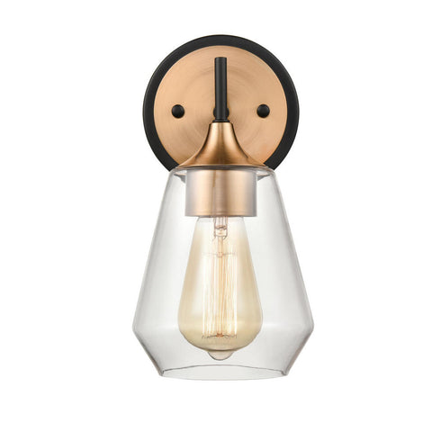 Elk Villette 6 Inch Wide 1 Light Vanity Light in Satin Brass Model: 18690/1