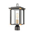 Elk Vincentown POST MOUNT in Matte Black Finish Model: 46724/1