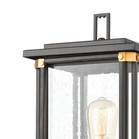 Elk Vincentown POST MOUNT in Matte Black Finish Model: 46724/1