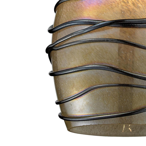 Elk Vines MINI PENDANT in Satin Nickel Finish Model: 31142/1