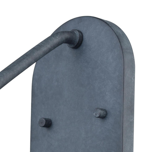 Elk Vinton Station SCONCE in Aged Zinc Finish Model: 57162/1