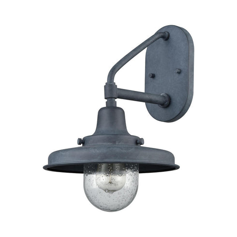 Elk Vinton Station SCONCE in Aged Zinc Finish Model: 57162/1
