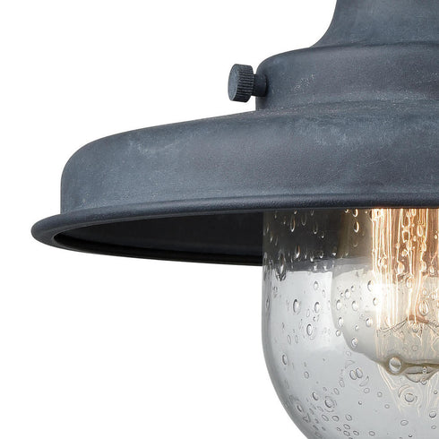 Elk Vinton Station SCONCE in Aged Zinc Finish Model: 57162/1