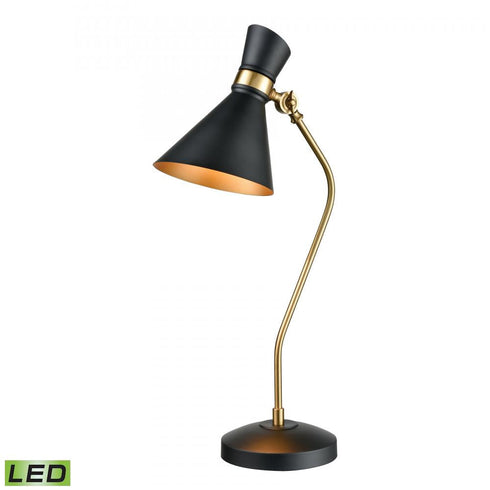 Elk Virtuoso 29 Inch High 1 Light Table Lamp in Black Includes LED Bulb Model: D3806-LED