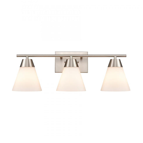 Elk Vivica 24 Inch Wide 3 Light Vanity Light in Brushed Nickel Model: EC90024/3