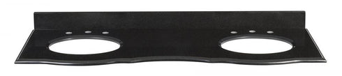 Elk Warwick 61 inch Stone Top in Black Granite (Double Sink) Model: S-WARWICK-60BK