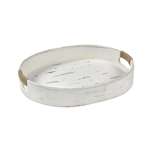 Elk Waterfront BOWL TRAY in Weathered White Finish Model: 643316