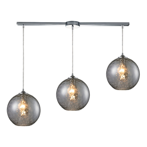 Elk Watersphere MINI PENDANT in Polished Chrome Finish Model: 31380/3L-SMK