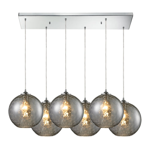 Elk Watersphere MINI PENDANT in Polished Chrome Finish Model: 31380/6RC-SMK