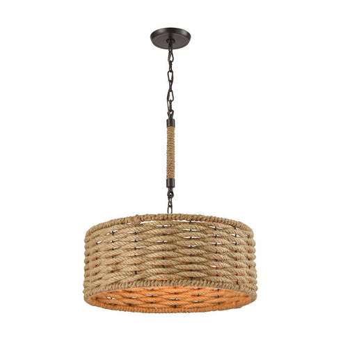 Elk Weaverton CHANDELIER in Oil Rubbed Bronze Finish Model: 10711/3